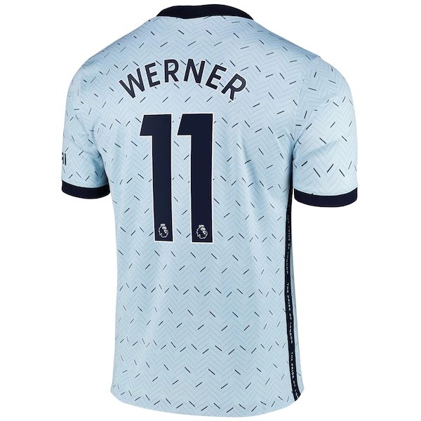 Camiseta Chelsea NO.11 Werner Segunda Equipación 2020-2021 Azul